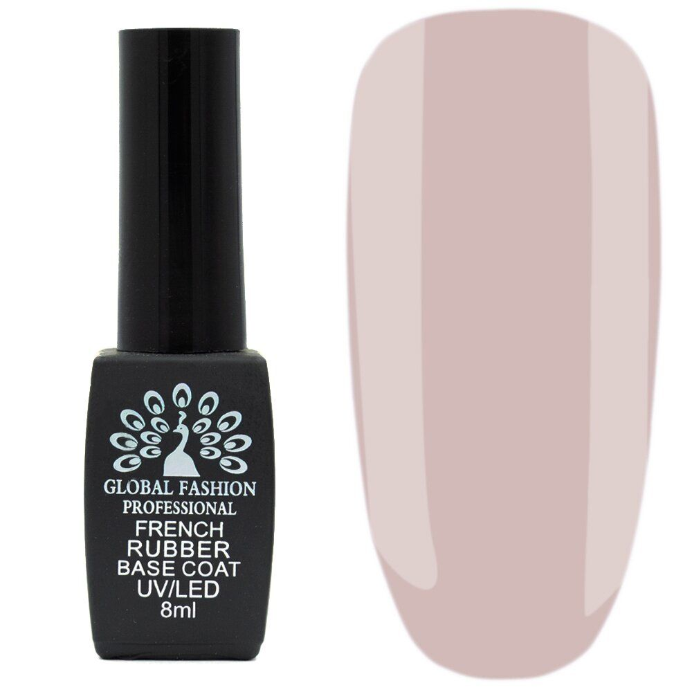 База для гель-лаку Global Fashion 8 мл French Rubber Base Coat No 05