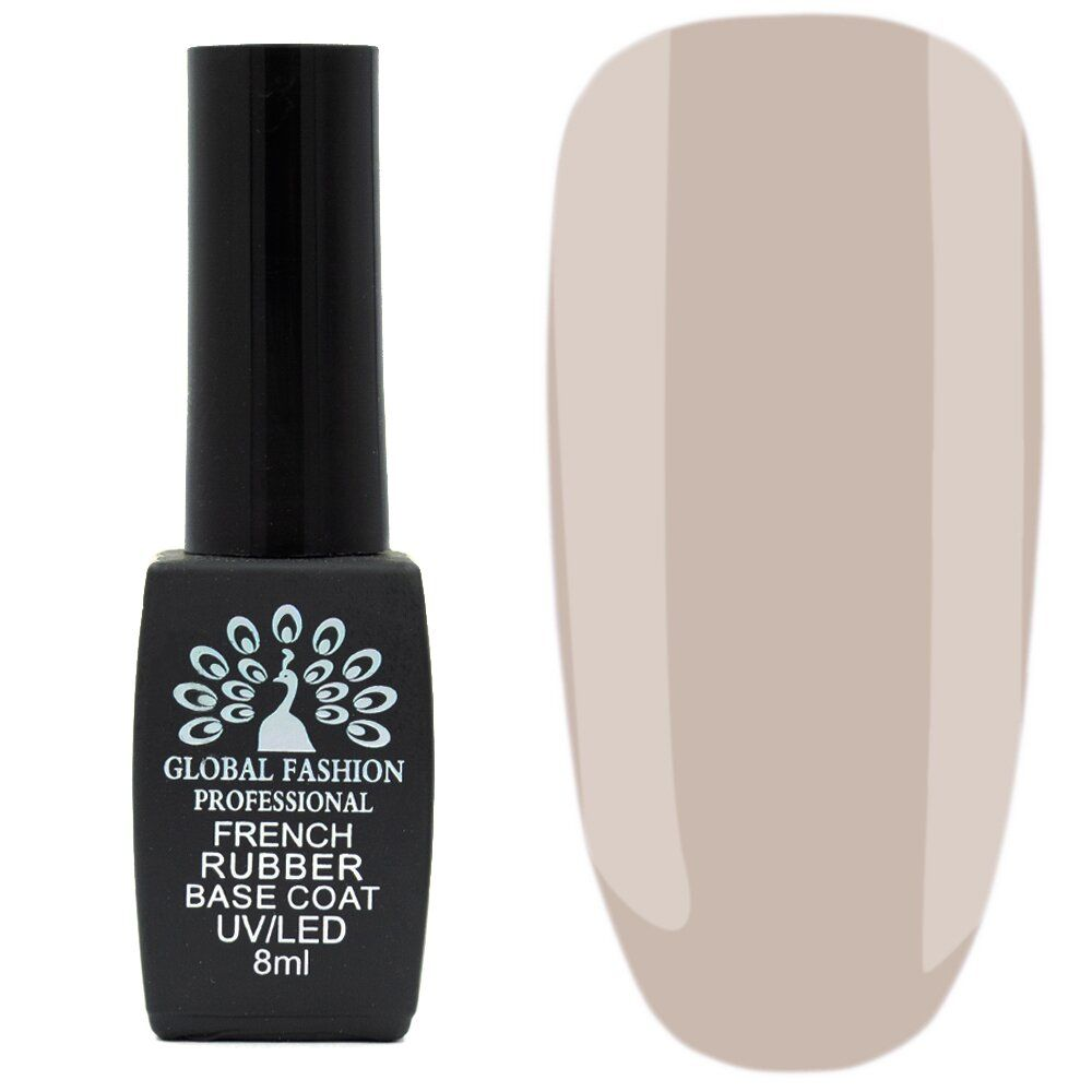 База для гель-лаку Global Fashion 8 мл French Rubber Base Coat No 06