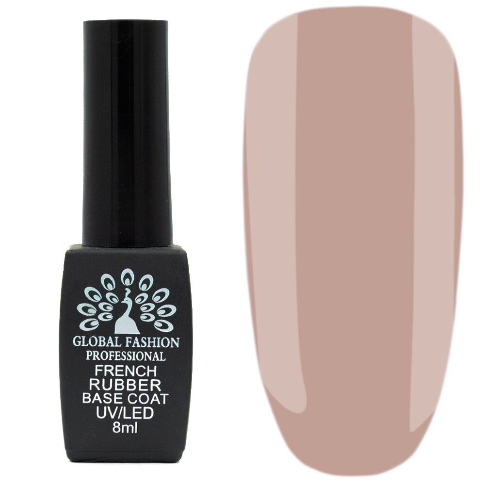 База для гель-лаку Global Fashion 8 мл French Rubber Base Coat No 07
