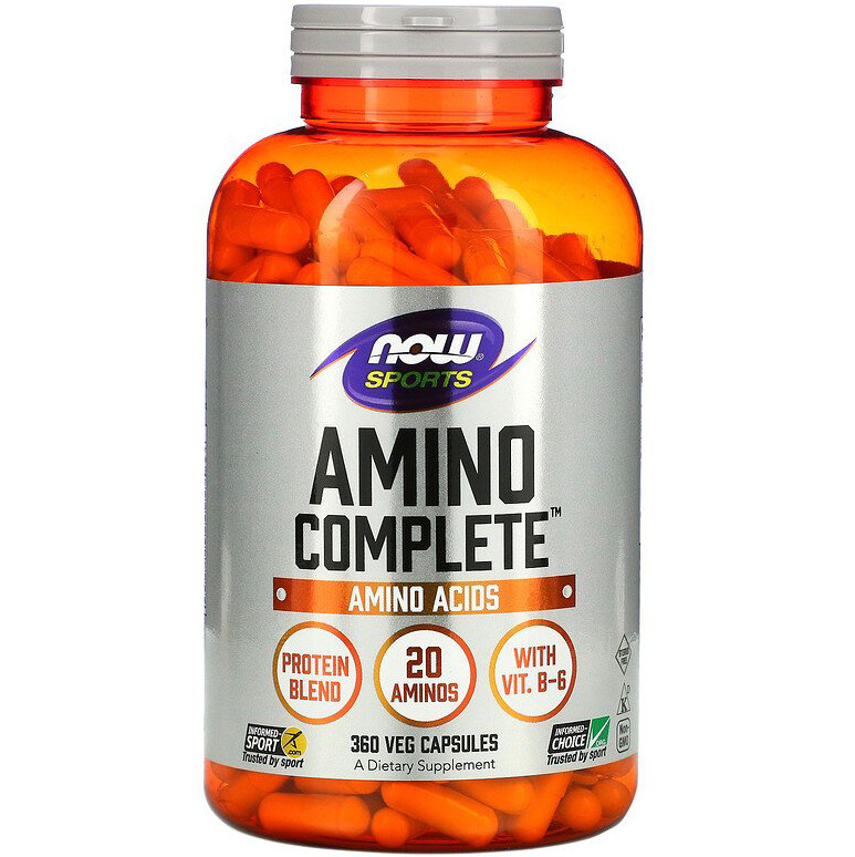 Амінокомплекс NOW Foods, Sports "Amino Complete" (360 капсул)