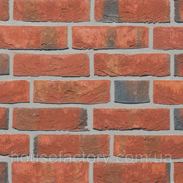 Плитка ручного формування Roben Wasserstrich светлокрасный строкатий NF 240x14x71
