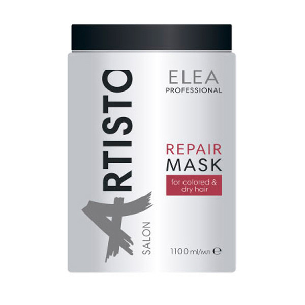 Маска для пофарбованого і сухого волосся Elea Professional Artisto Salon Repair Mask 1100 мл