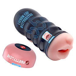 Мастурбатор - Pretty Love Vacuum Cup Can Mouth Masturbator