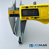 Плінтус для світлодіодної стрічки 60х10 мм 2,5 метра. Плінтус під світлодіодну стрічку, фото 4