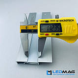 Плінтус для світлодіодної стрічки 60х10 мм 2,5 метра. Плінтус під світлодіодну стрічку, фото 8