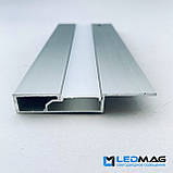 Плінтус для світлодіодної стрічки 60х10 мм 2,5 метра. Плінтус під світлодіодну стрічку, фото 10