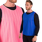 Манишка для футболу двостороння чоловіча суцільна (сітка) CO-0791 (PL, р-р 68х57 см, кольори в асортименті), фото 5