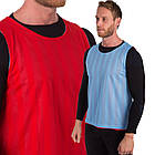 Манишка для футболу двостороння чоловіча суцільна (сітка) CO-0791 (PL, р-р 68х57 см, кольори в асортименті), фото 10