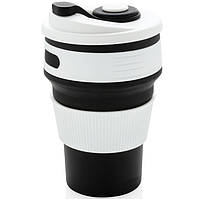 Чашка складна силіконова Collapsible 5332 350мл, чорна