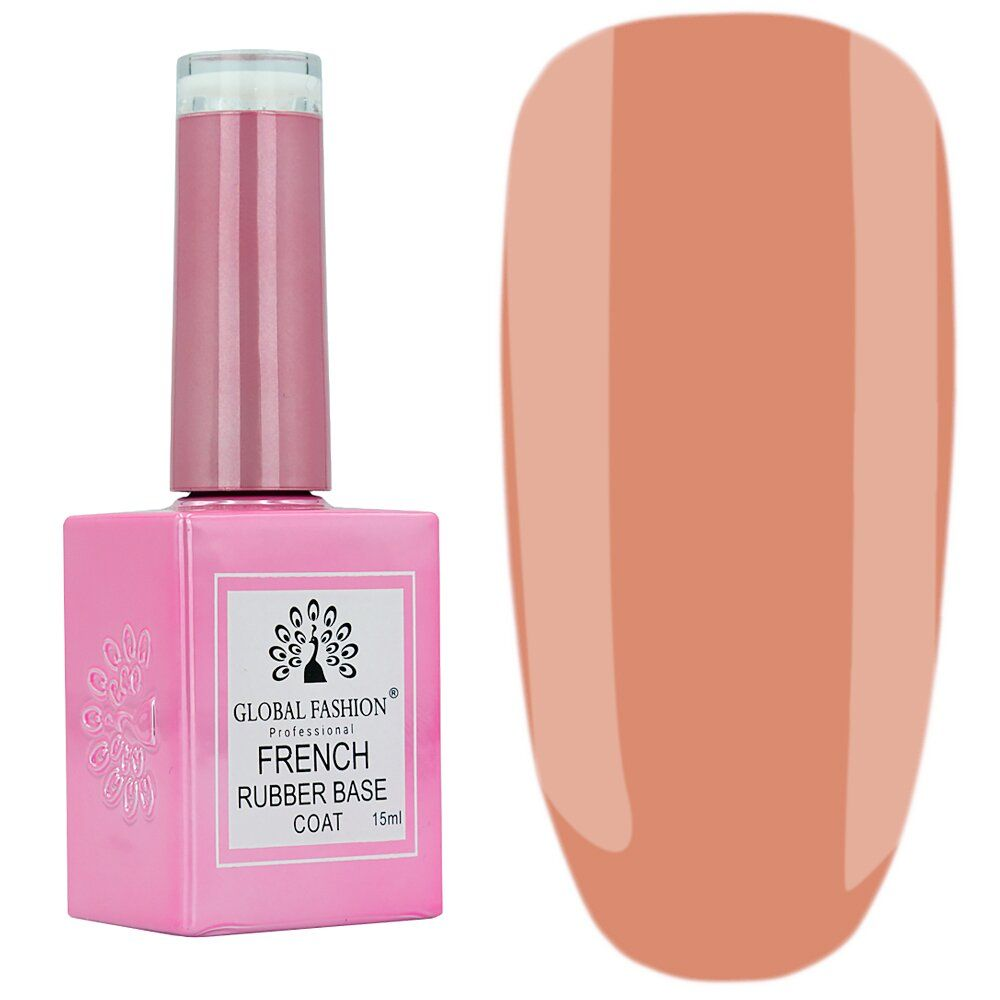 База для гель-лаку Global Fashion 15 мл French Rubber Base No 01