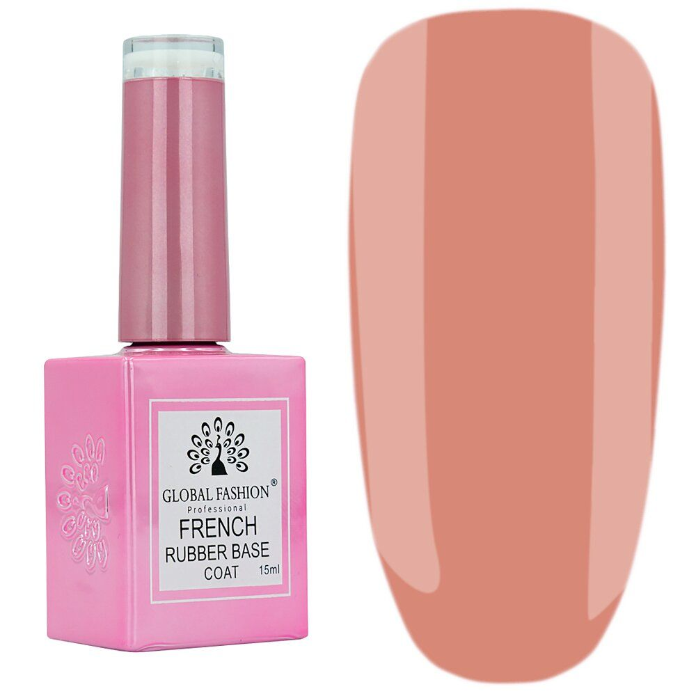 База для гель-лаку Global Fashion 15 мл French Rubber Base No 04