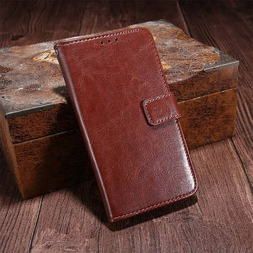 Чохол книжка з візитницею шкіряний протиударний для Tecno Camon 16 SE "BENTYAGA"