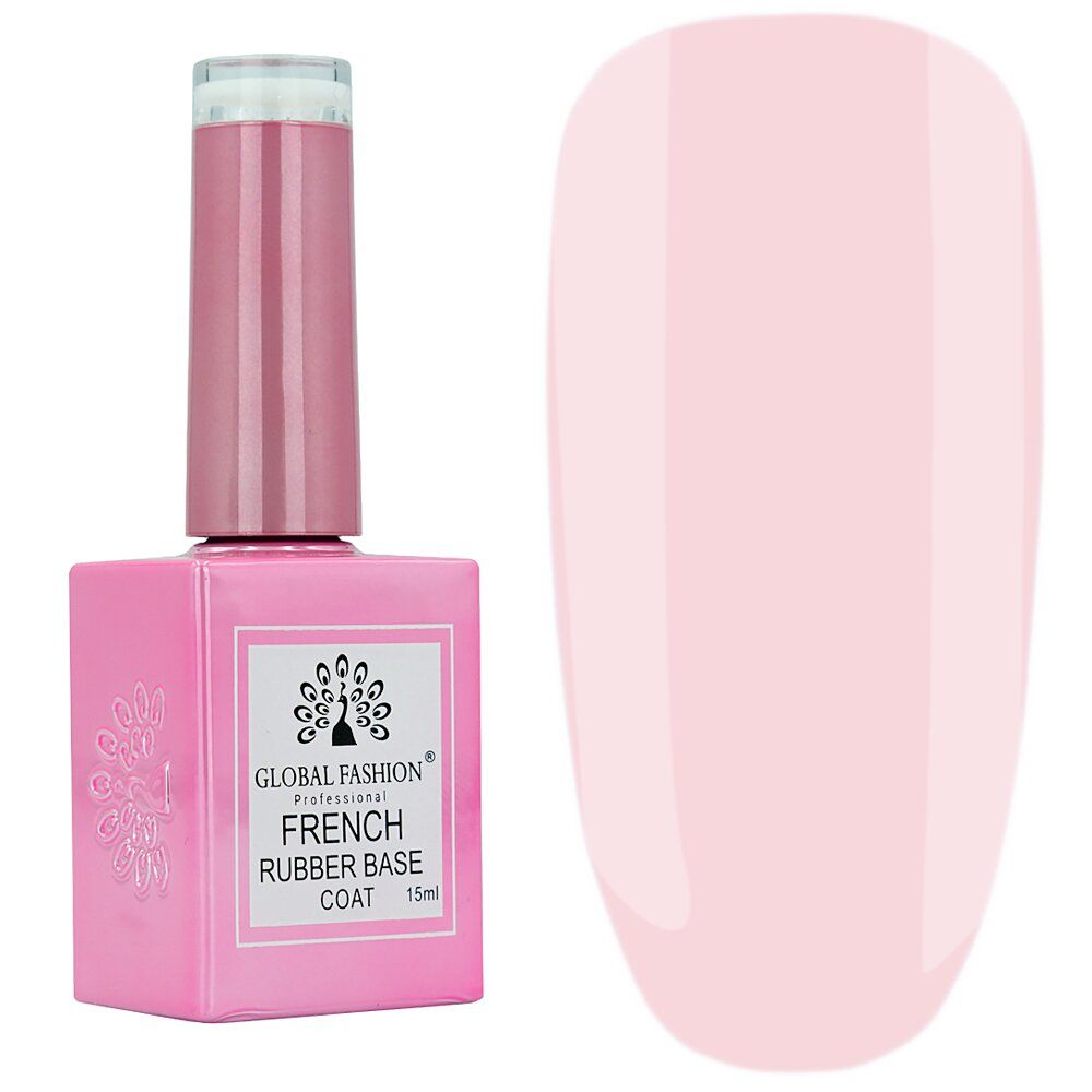 База для гель-лаку Global Fashion 15 мл French Rubber Base No 10