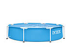 Каркасний басейн Intex Metal Frame 244х51 см великий круглий для дачі вдома та дітей 1828 л 28205, фото 4