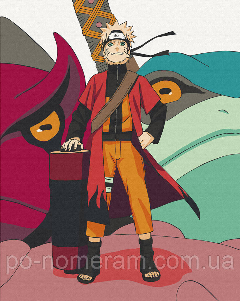 Акційна Картина по цифрам ArtCraft Наруто Виклик мудрості (ACR-10257-AC) 40 х 50 см, фото 1