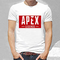 Мужская футболка с лого Apex Legends белая