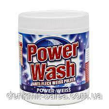 Плямовивідник з активним киснем для білої білизни Power Wash Power Weiss 600 г.
