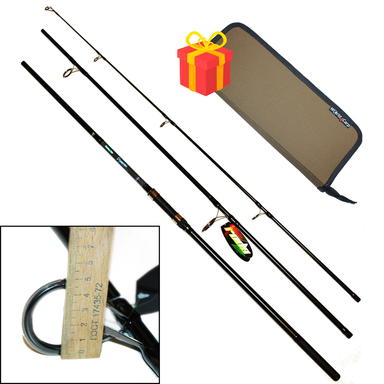 Спінінг короповий Fishing ROI Dynamic Carp Rod 3.9 м. (пере кільце 50 мм)