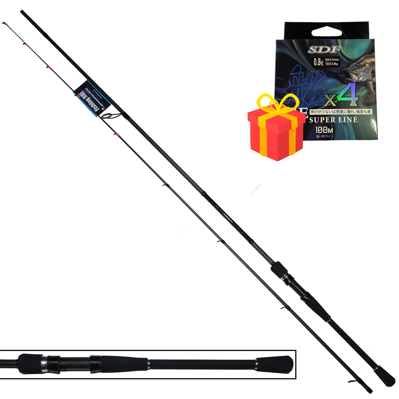 Спінінг Fishing ROI Arista 2.40 m MH 7-32 г.