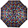 Жіноча напівавтоматична парасолька SL на 8 спиць із квітковим принтом, 0310Е-7, фото 2