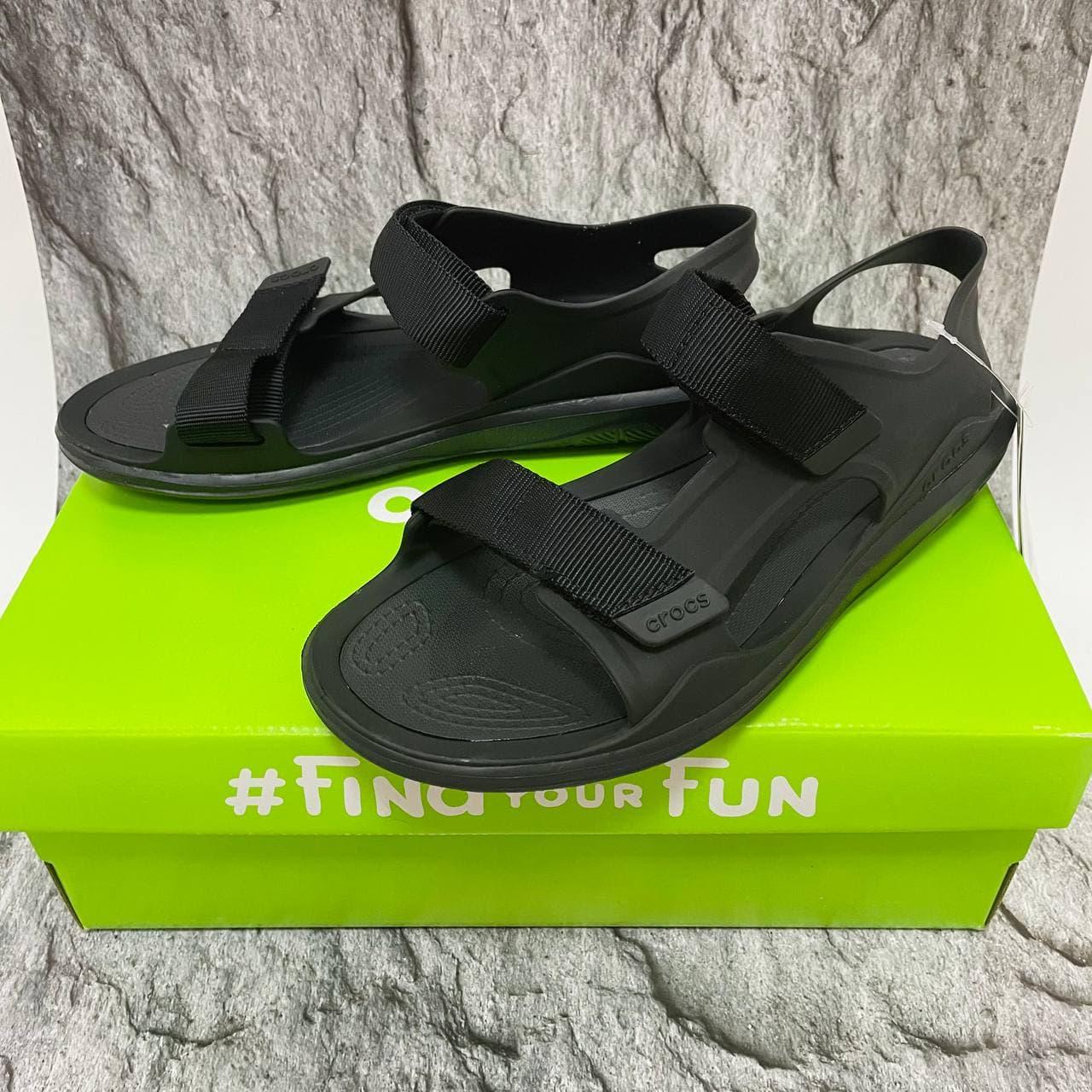 Сандали Крокс мужские черные Crocs Swiftwater Expedition Black Оригинал ...