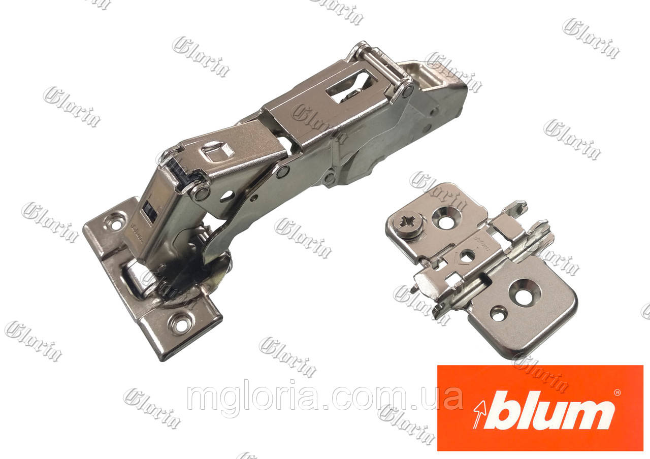 Завіса 155° Blum Clip-Top напівнакладна з дотягувачем 71B7650