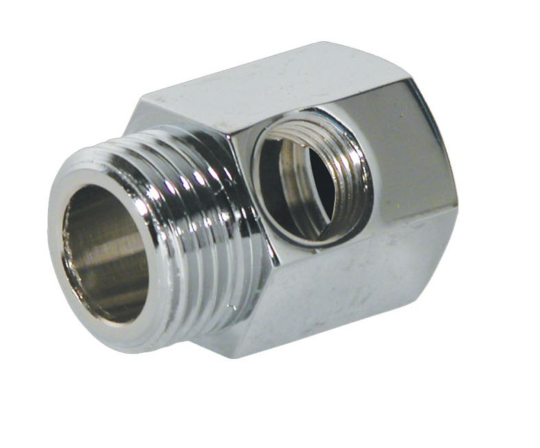 Латунний адаптер FT-03 3/8"РН x 3/8" РВ x 1/4  ⁇ РВ