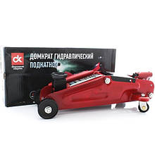 Домкрат гідра. підкатний 2 Т 130-330мм 7,5 кг (коробка) Dk