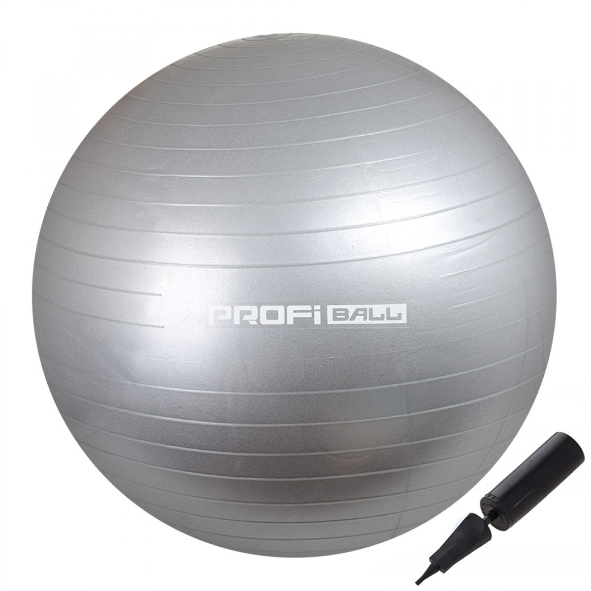 М'яч для фітнесу (фітбол) Profi 65 см M-0276-3 Grey, фото 1