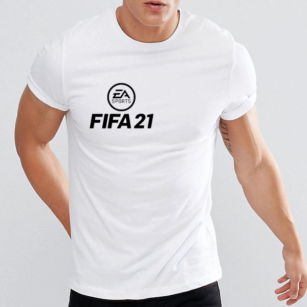 Чоловіча футболка FIFA 21 біла, фото 1