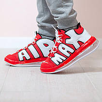 Чоловічі кросівки Nike Air More Uptempo 720 University Red White Black CJ3662-600, фото 5
