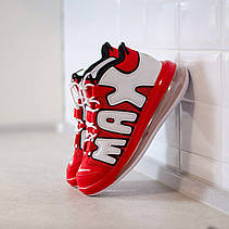Чоловічі кросівки Nike Air More Uptempo 720 University Red White Black CJ3662-600, фото 6
