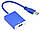 Зовнішня USB 3.0 відеокарта USB - HDMI, Full HD Blue (4975), фото 3