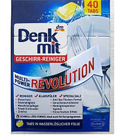 Таблетки для посудомийки Denkmit Revolution 40шт.