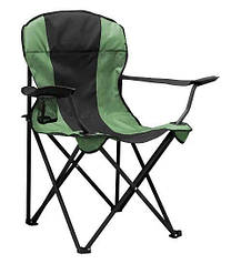 Складаний стілець для пікніка чорно-зелений BST 590376