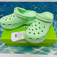 Кроксы женские Crocs Classic Bae Neo/Mint Оригинал 36-39 размер Кроксы ментоловые