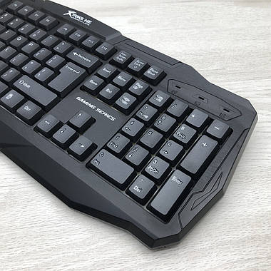 Компʼютерна клавіатура XTRIKE ME KB-302 ENG (чорна), фото 3