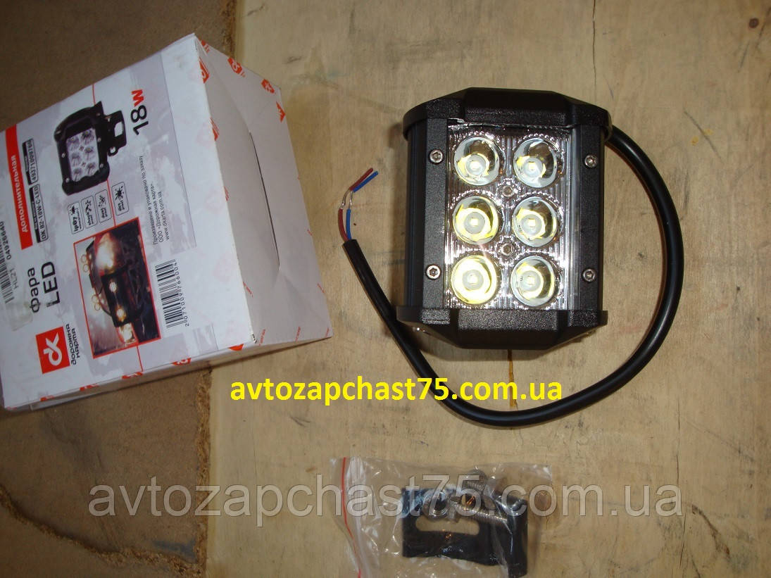 Фара Led додаткова, 18 ватів (виробник Дорожня карта), фото 1