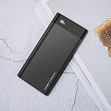 Зовнішній акумулятор АКБ (Power Bank) модель XO-PB68 13000 mAh (підтримка QC 3.0), чорний колір, фото 4