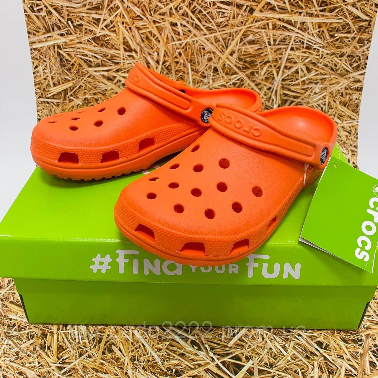 Crocs classic tangerine new arrivals