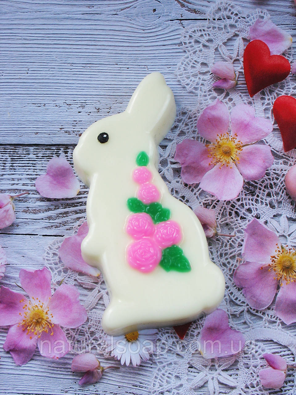 Сувенірне мило ручної роботи "Кролик"