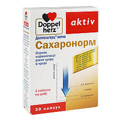 Сахаронорм, 30 капсул, Doppelherz