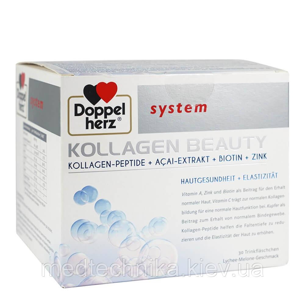Колаген Б'юті System, 30 ампул х 25 мл, Doppelherz, фото 1