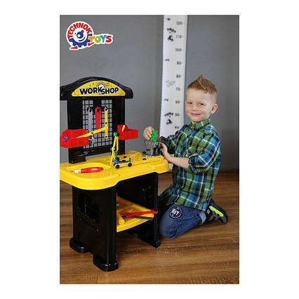 Майстерня іграшкова, набір інструментів 74*46*29см, 9 інструментів, 61акссесуарів ТехноК (5064)