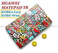 Молодежный цветной чехол книжка Huawei Matepad T8 KOBE2-W09 KOBE2-L09