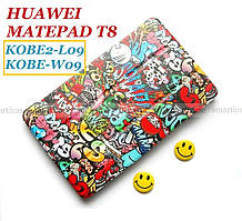 Молодіжний кольоровий чохол-книжка Huawei Matepad T8 KOBE2-W09 KOBE2-L09