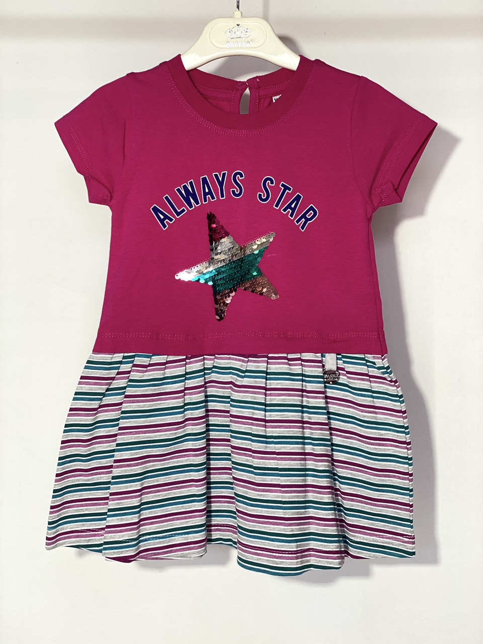 Сукня для дівчинки Wanex 40417 92 см Фуксія, фото 1