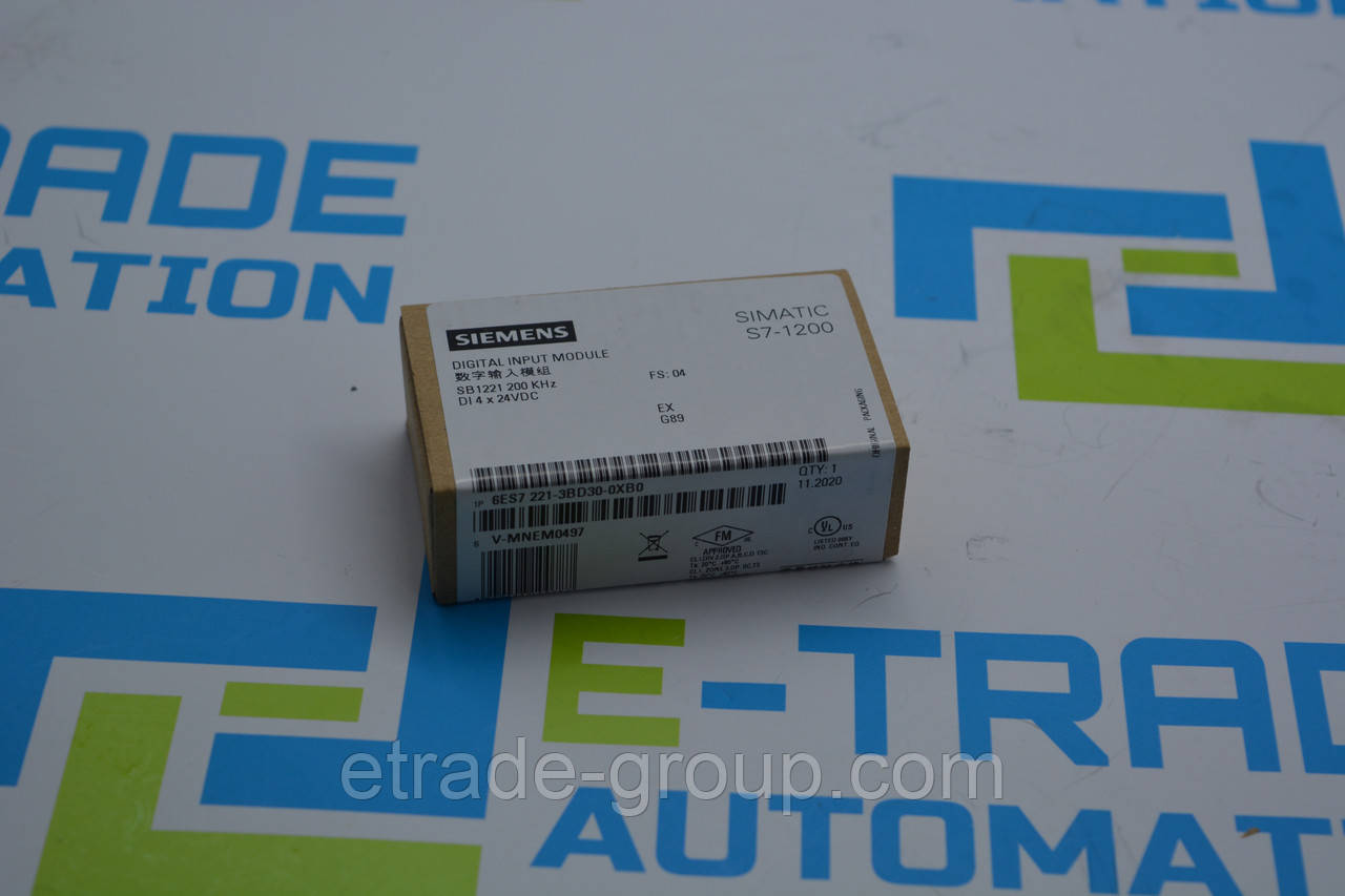 Сигнальна плата дискретного введення/виведення Siemens 6ES7221-3BD30-0XB0