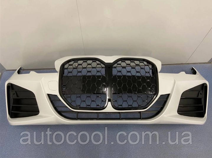 Передній бампер BMW 3-4 серії G20/G28 2018+ г. у стилі 2021, фото 1