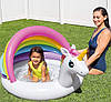Надувний басейн Intex 57113 "Єдиноріг" з навісом, 127х102х69 см, фото 3